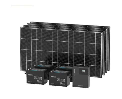 Renogy Cabin Solution – complete off-grid solar kit with panels, lithium batteries, and inverter